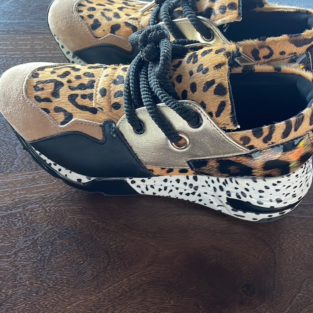 Steve Madden animal print sneakers - Picture 7 of 9